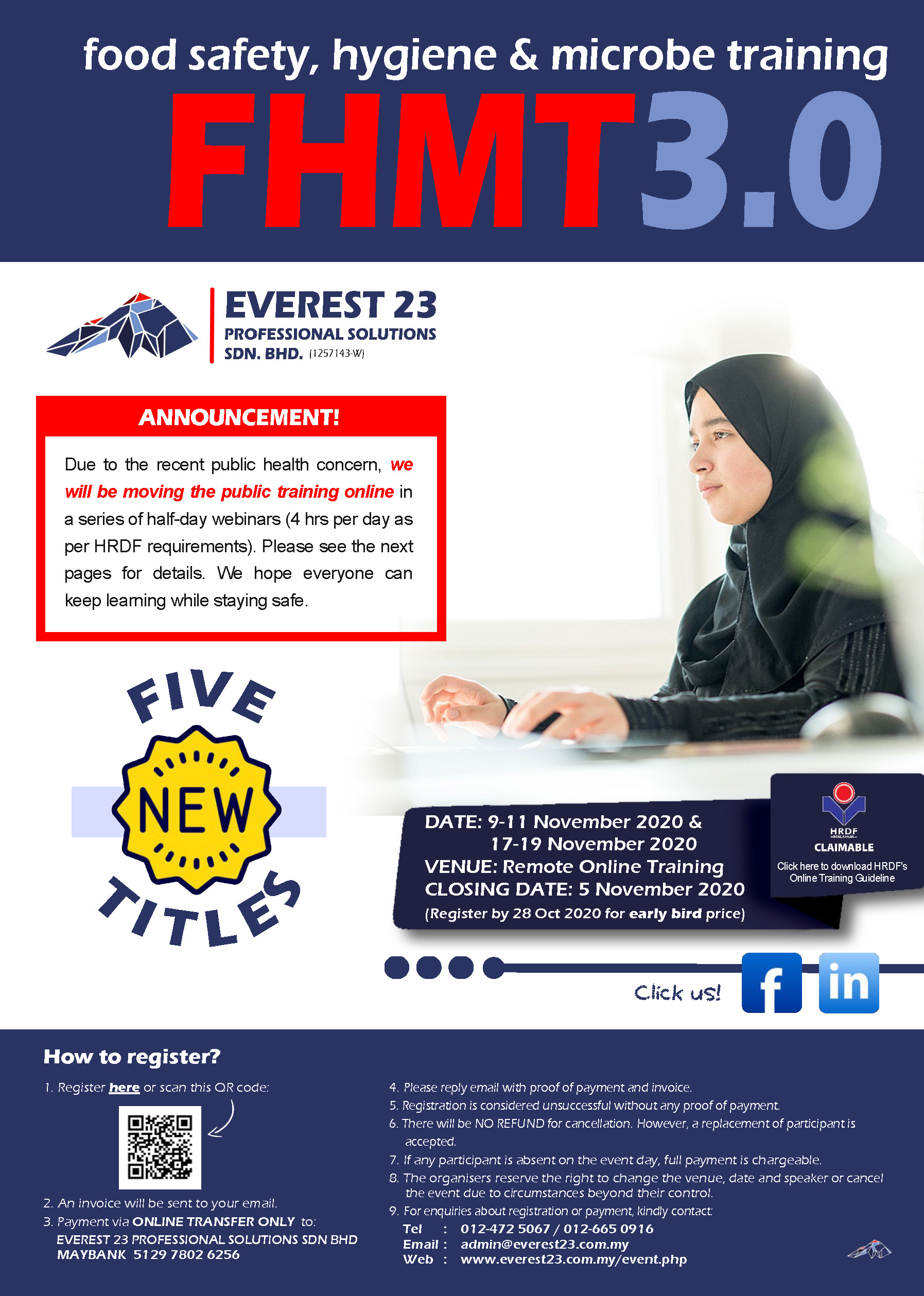 FHMT 3.0 Training Registration